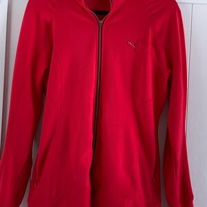 Puma Bright Pink Full-Zip Track Jacket